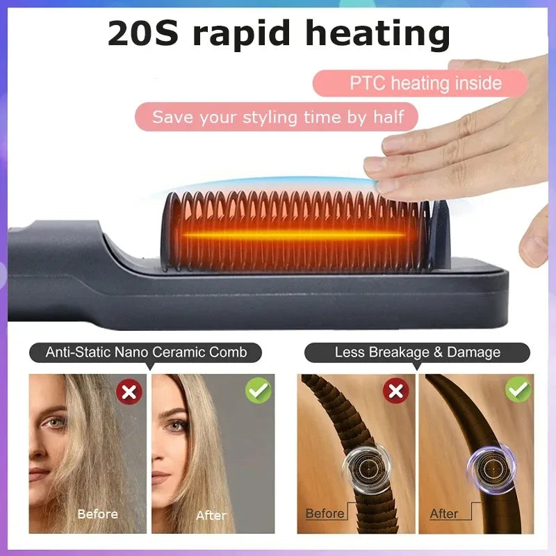 Comb Multifunctional Hair Straightener