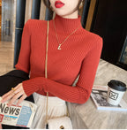 Women Long Sleeve Casual Basic Sweater