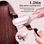 Curling iron for large wave curls