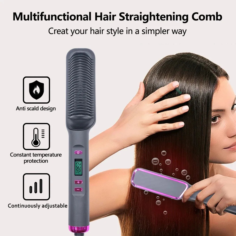 Comb Multifunctional Hair Straightener