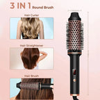 3 In 1 Ionic Hair Curler Straightener Professional