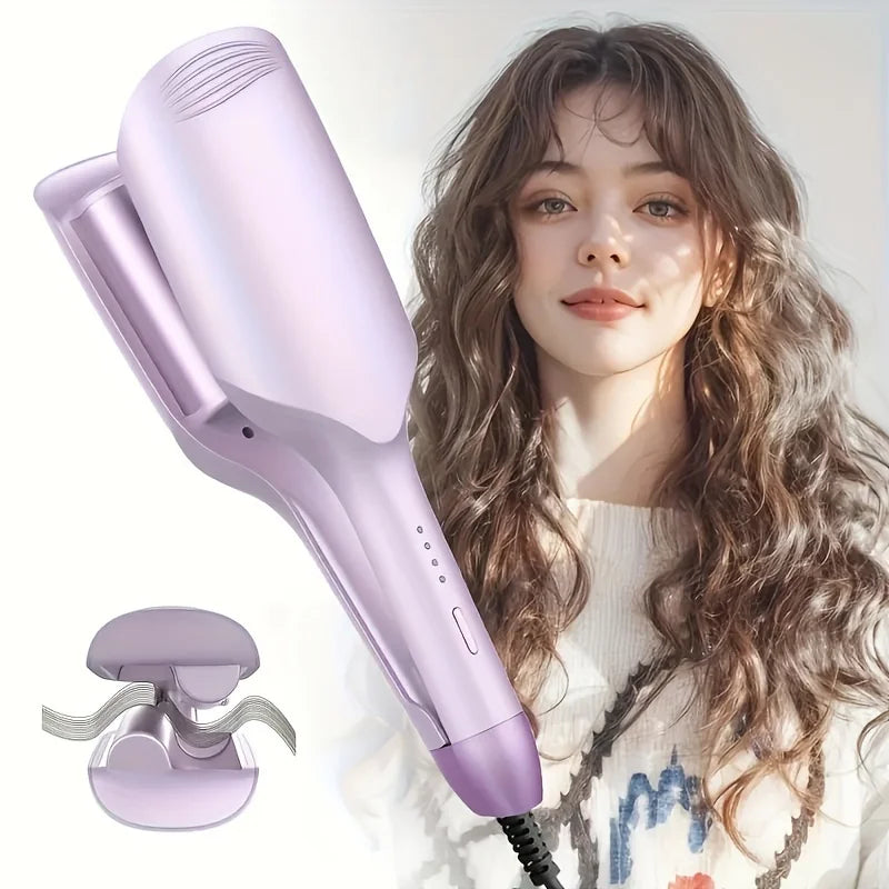 Curling iron for large wave curls